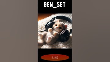 A beautiful cute cat toy - Generated by the neural network #shorts #ai #prompt #dalle3 #aiart