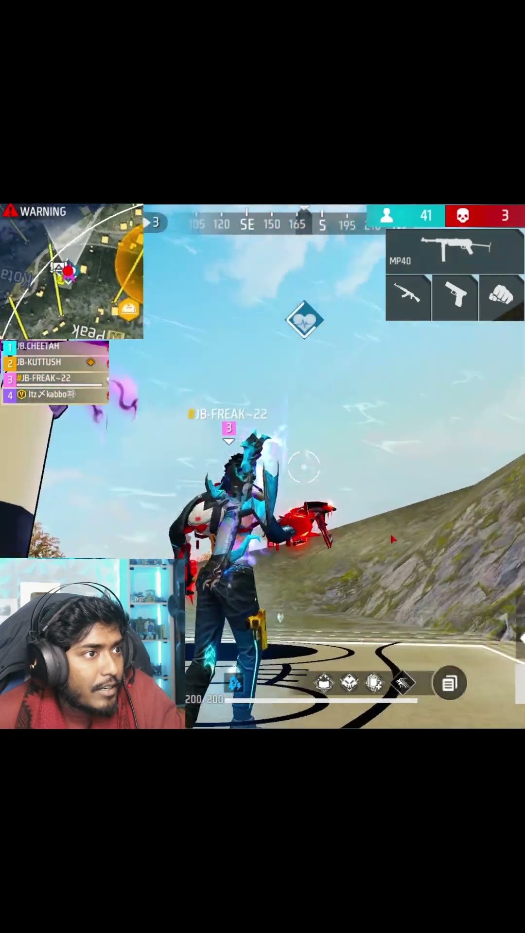OMG ? টুর্নামেন্ট কিং JB Freak এর মাথানষ্ট Revive ? Insane Clutch  ? #FFBDRoadToGlory