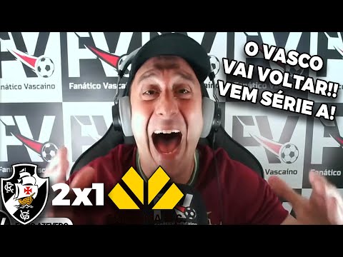VASCAÍNO ENLOUQUECE COM VIRADA DO VASCO!! - REAÇÃO VASCO 2X1 CRICIÚMA