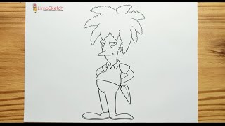 How To Drawing Sideshow Bob - The Simpson