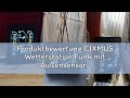 Produktbewertung CIXMUS Wetterstation Funk mit Außensensor, 7,8 Zoll Großes Farbdisplay mit Beleucht