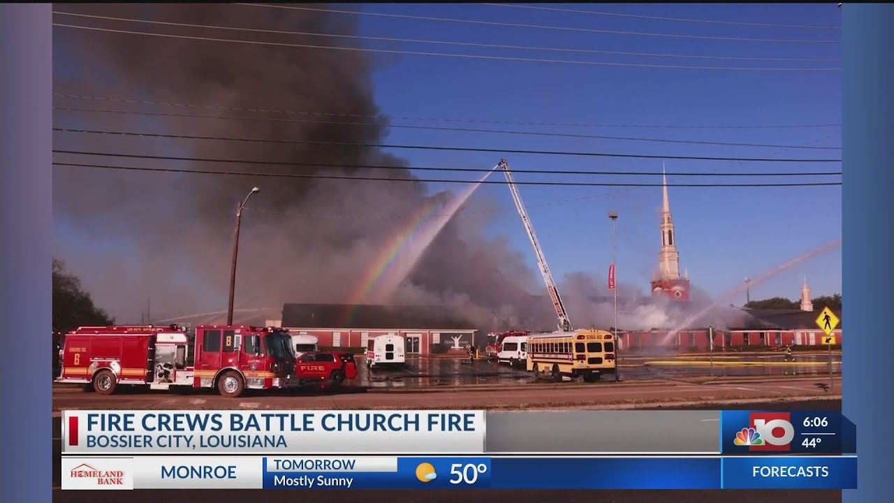 First Baptist Church Fire Bossier