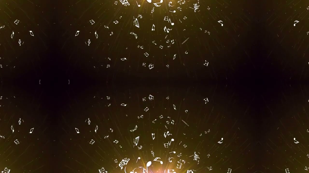 Music Notes Led Backgrounds I DJ LOOP I
