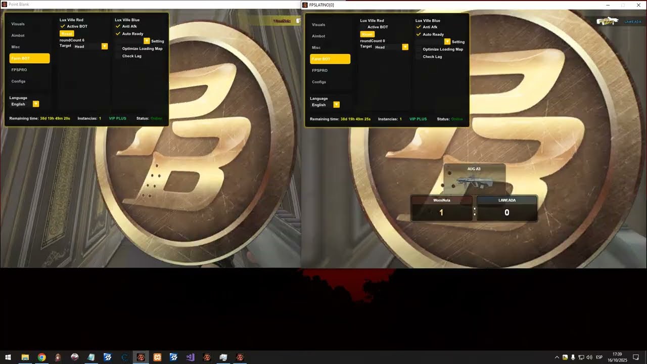 HACK POINT BLANK BRASIL 2025 BOT AUTO FARM EXP + LUX VILLE