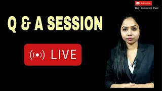 Q&A session live