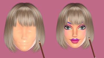 Doll makeover 🧏 game play All level video Android games