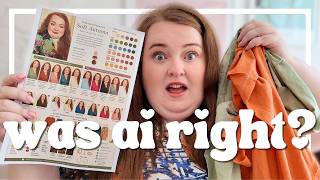 AI Told Me My Best Colours 😳✨ | Was This Colour Analysis Right?! Net Worth