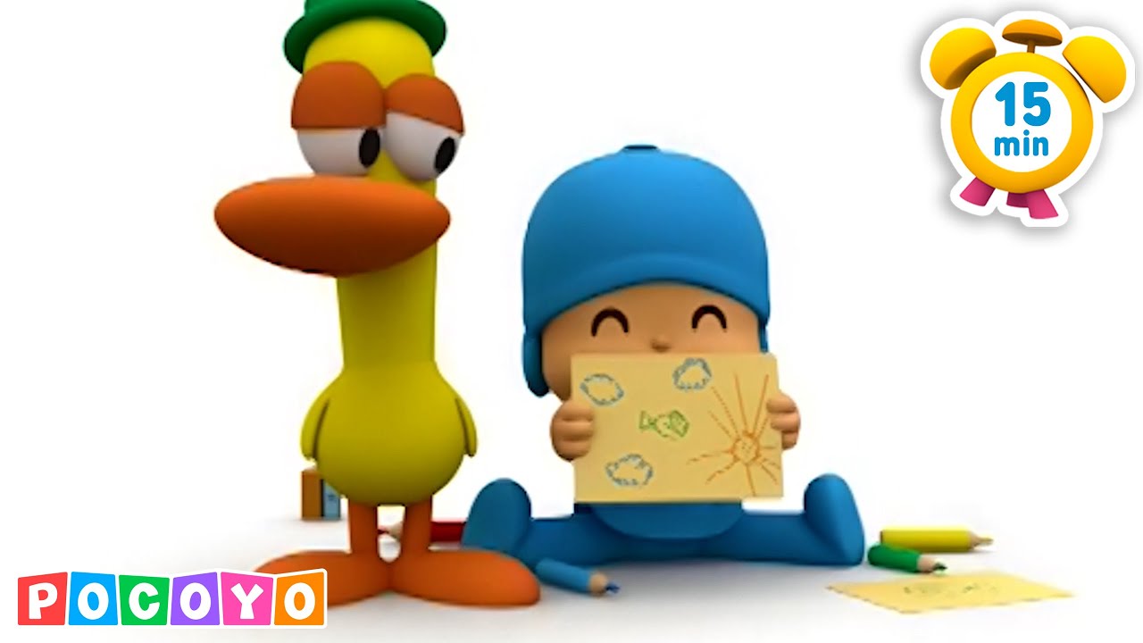 Pocoyo 🤔 قناة العربية - القناة الرسمية - تخيل هذا! [15 دقيقة] | كارتون ورسوم متحركة للأطفال