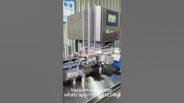 Caviar Can Sealing Machine with Negative Pressure , Vacuum Can Closing Machine ,Automatic Can Seamer