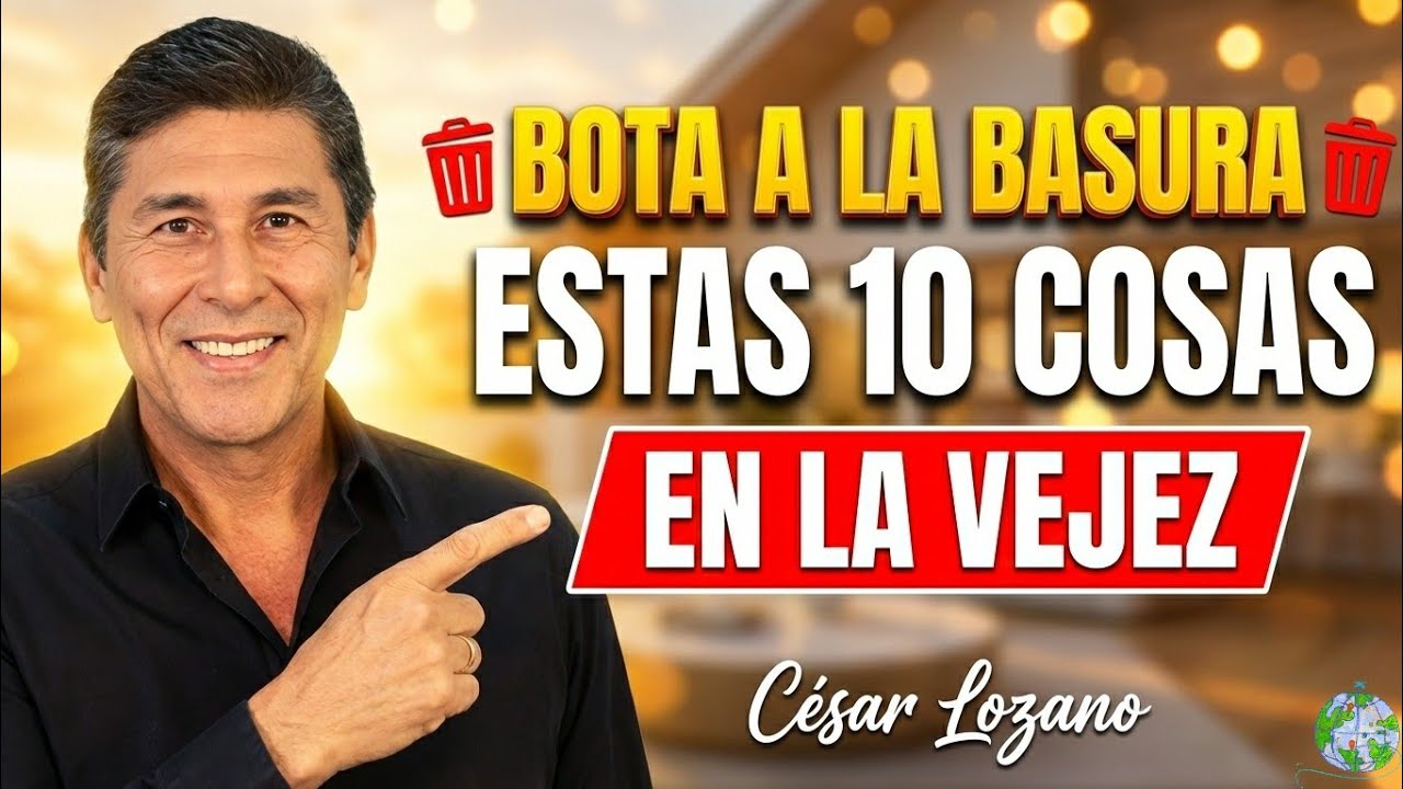 10 COSAS QUE DEBES ELIMINAR EN LA VEJEZ – Dr. Cesar Lozano