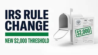 No 1099 in Your Mailbox The IRS Raised the Threshold to $2000 for 2026 — What Freelancers Must Know