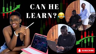 Teaching My Brother Forex From Scratch | EP1: The Basics📊 He Thinks He’s Becoming a Millionaire 😂📈