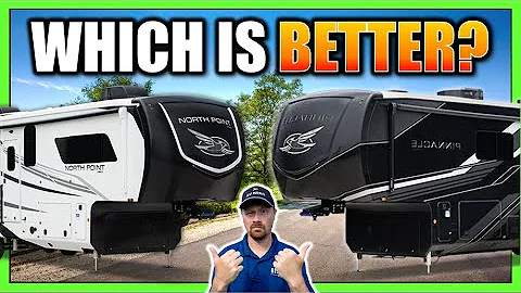 Which is BETTER⁉ Pinnacle vs North Point Luxury Jayco Fifth Wheel RV Comparison & Differences!