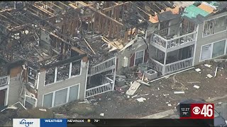Fire rips through apartment building in Clayton County