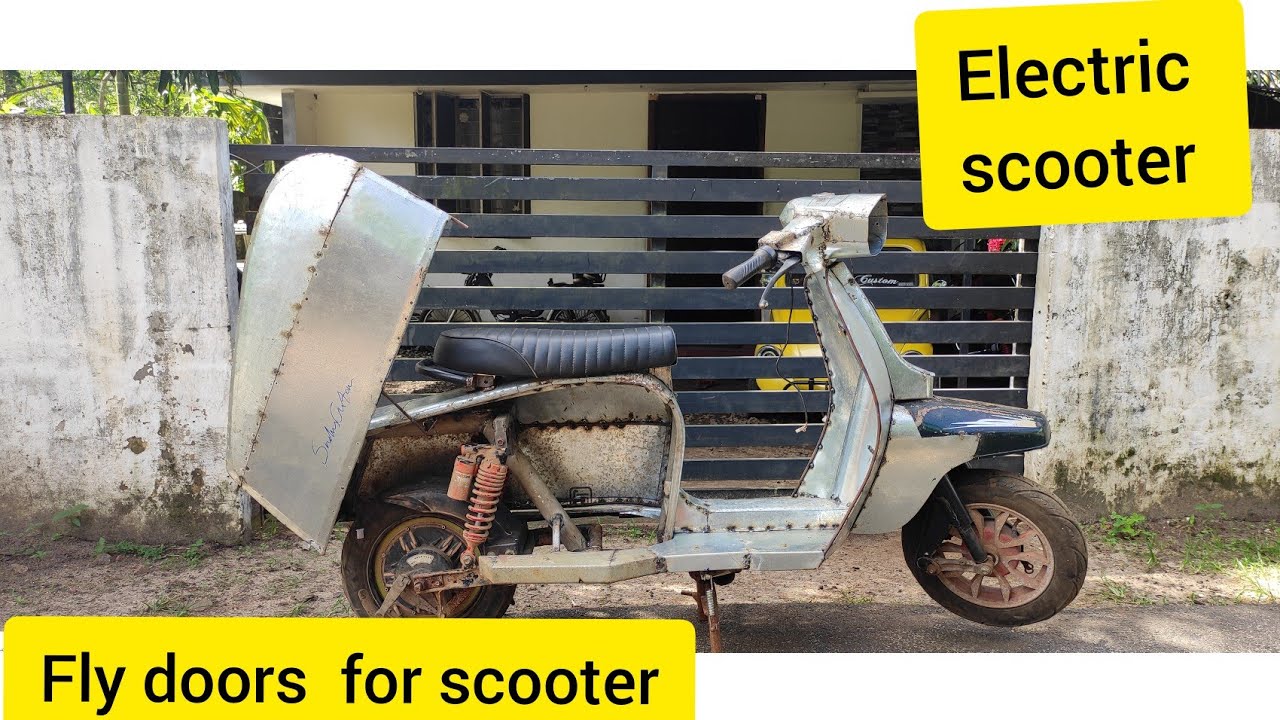 handmade electric scooter //how to make a electric scooter - YouTube