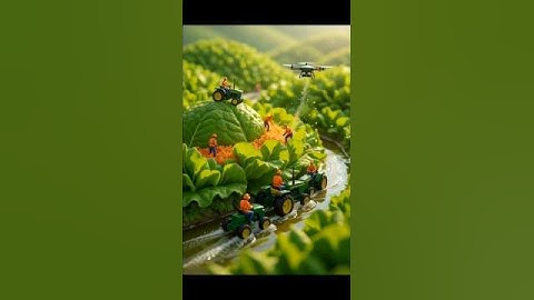 Tiny workers ai video🌍🍛🥬#shorts #food #mini