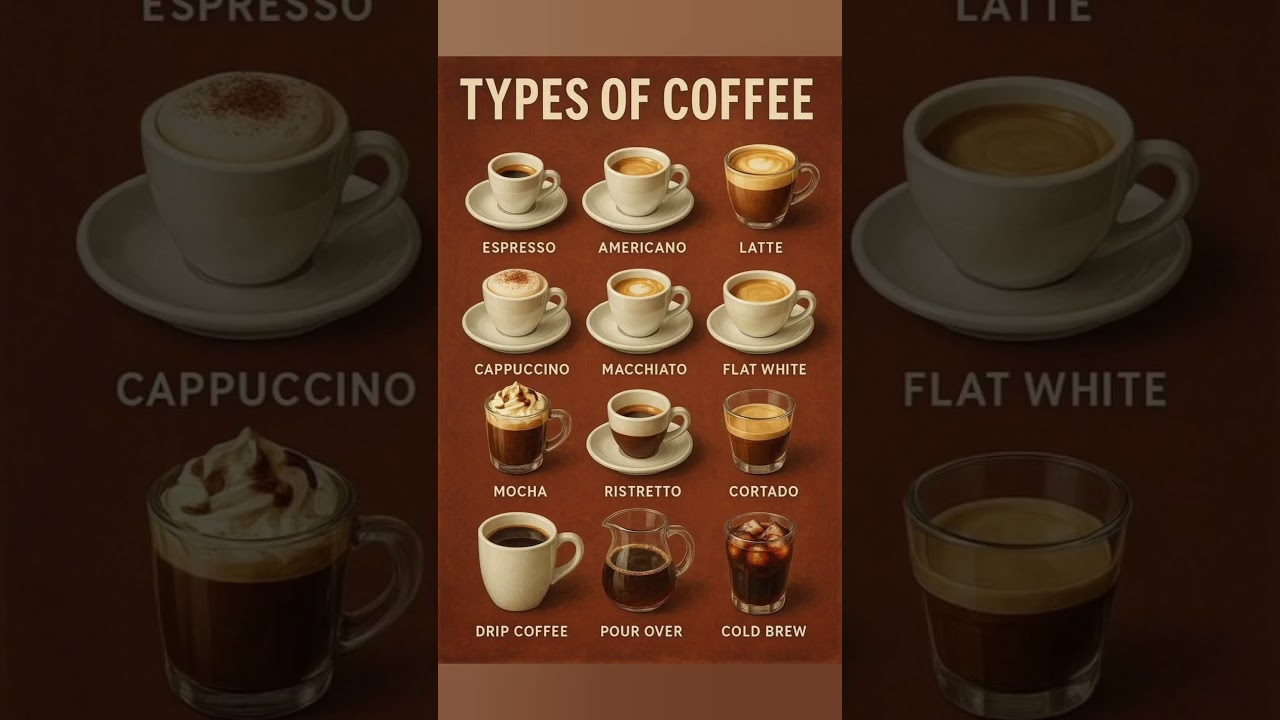 Types of coffee ☕🤗