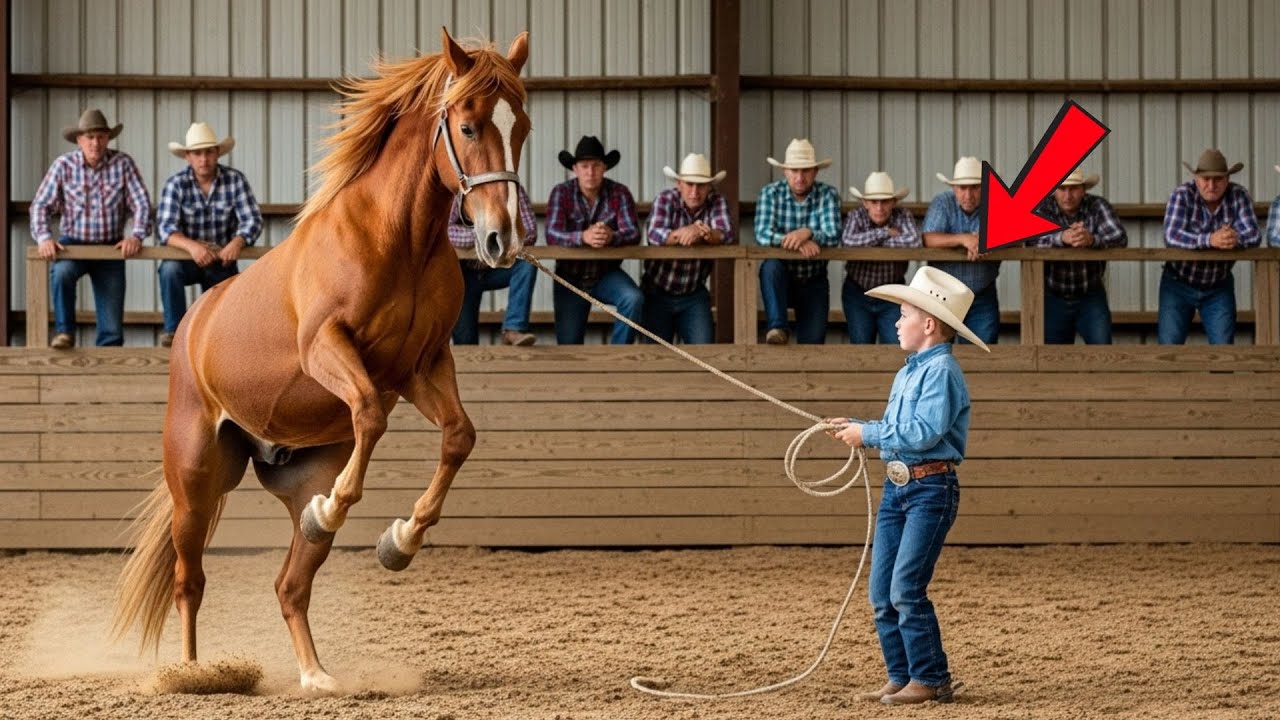 MILLIONÄR BIETET EINE MILLION, UM DAS WILDE PFERD ZU ZÄHMEN — BIS EIN STUMMER JUNGE ERSCHEINT