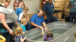 Ava-Grace baptized tonight