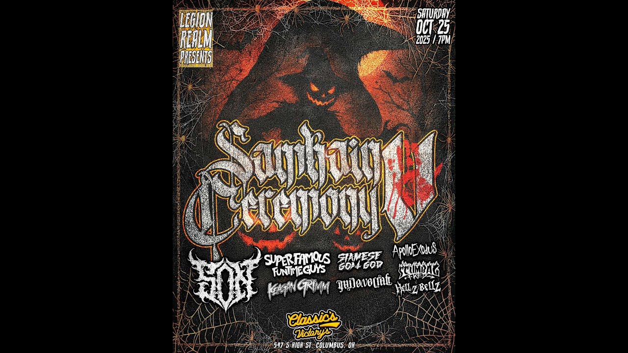 Super Famous Fun Time Guys "Sober" Samhain Ceremony 10/25/25 Columbus, OH