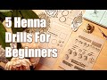 Henna drills for beginners  learn henna fast with these drills