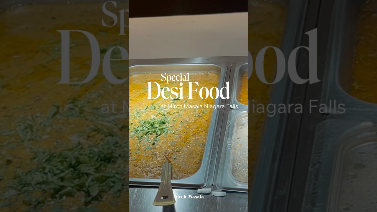 They say Niagara Falls is beautiful…But have you tasted the food here? 😮🔥 