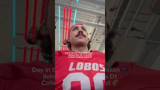 Day in the life of an Australian College Footballer at the University of New Mexico!