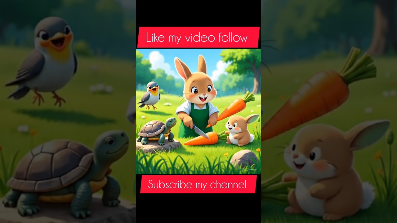Little Rabbit and the Power of Friendship”Animal FriendshipFunny CartoonShort Cartoon StoryBedtime S