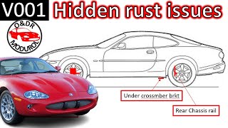 Jaguar XK8 Rust Problems : Hidden Structural Issues Exposed. Modurol V1 XKR (X100)