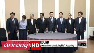 Floor leaders of political parties fail to reach agreement on normalization of National Assembly
