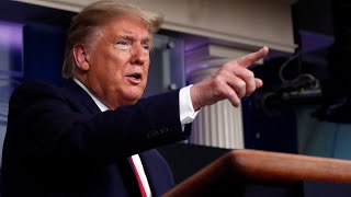 Trump blasts White House reporter as 'disgraceful' after being questioned on COVID-19 response