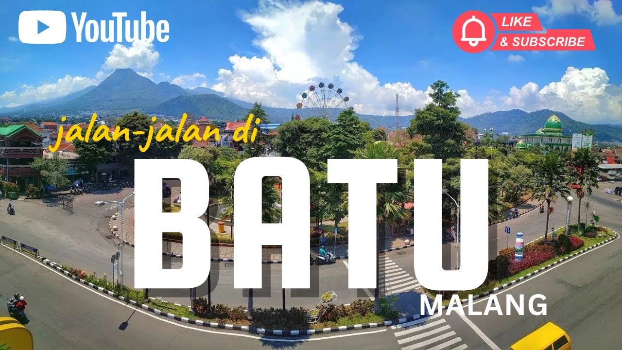 Walking in Batu City, Malang | City Walk & Mountain Vibes