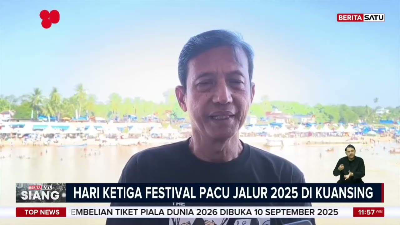 114 Tim Adu Kecepatan di Tepian Narosa Hari ketiga Festival Pacu Jalur #Beritasatu