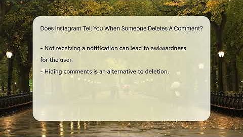 Does Instagram Tell You When Someone Deletes A Comment? - Everyday-Networking