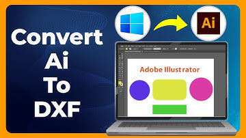 How To Convert  Ai To DXF File Type Format