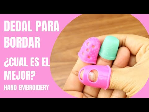 THIMBLE FOR EMBROIDERY | DEDAL PARA BORDAR A MANO FLEXIBLE O RÍGIDO
