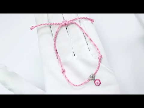 Серебряный браслет SOKOLOV 94050731 с эмалью