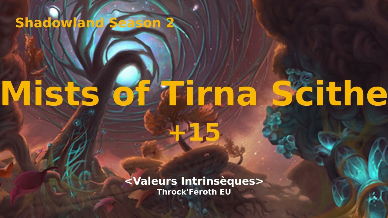 [WoW guild run] Tirna Scithe S2+15, resto shaman PoV with eye tracking