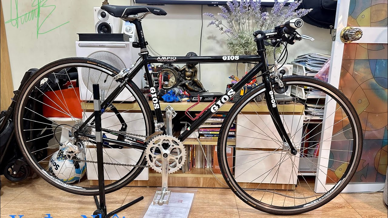 ジャンク　GIOS AMPIO サイズ57 SHIMANO SORA 2×9S GIOS ( ジオス ) クロスバイク AMPIO ( アンピーオ ) ブラック 570