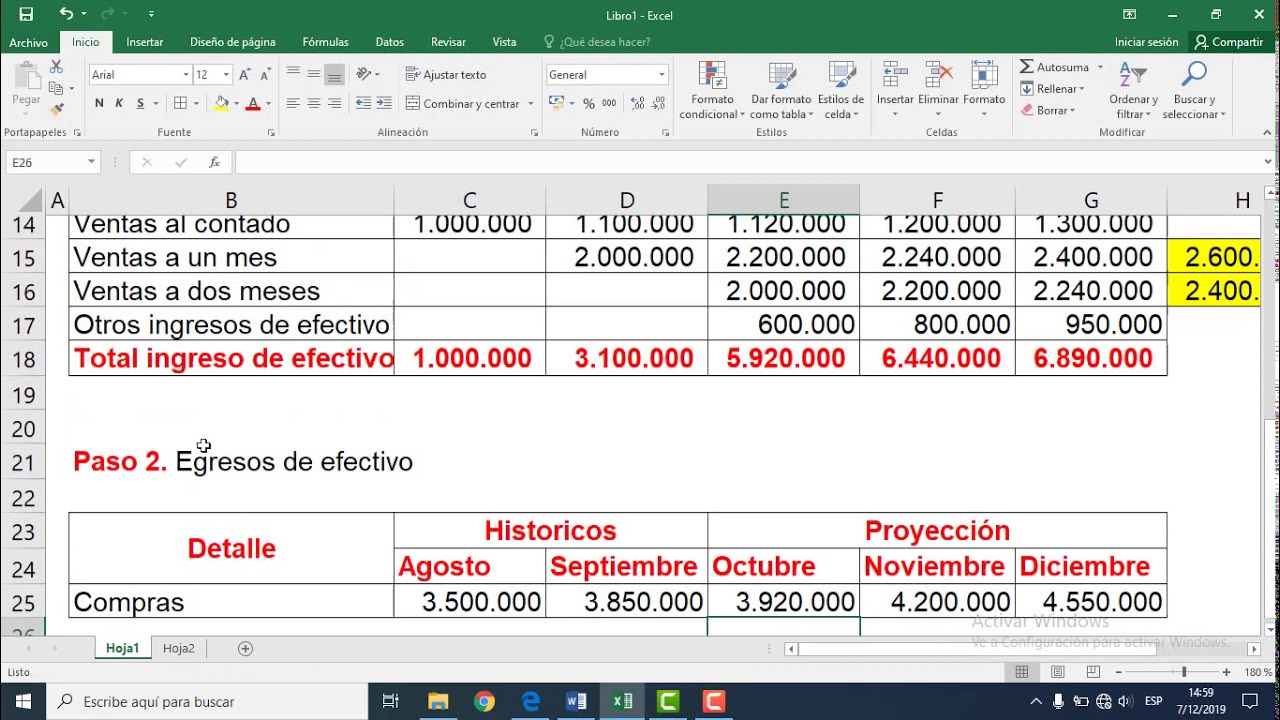 PRESUPUESTO DE CAJA 0002