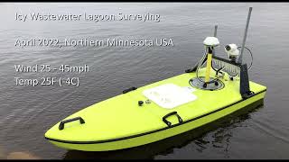 CEE USV Unseasonal Surveying in 45mph Winds