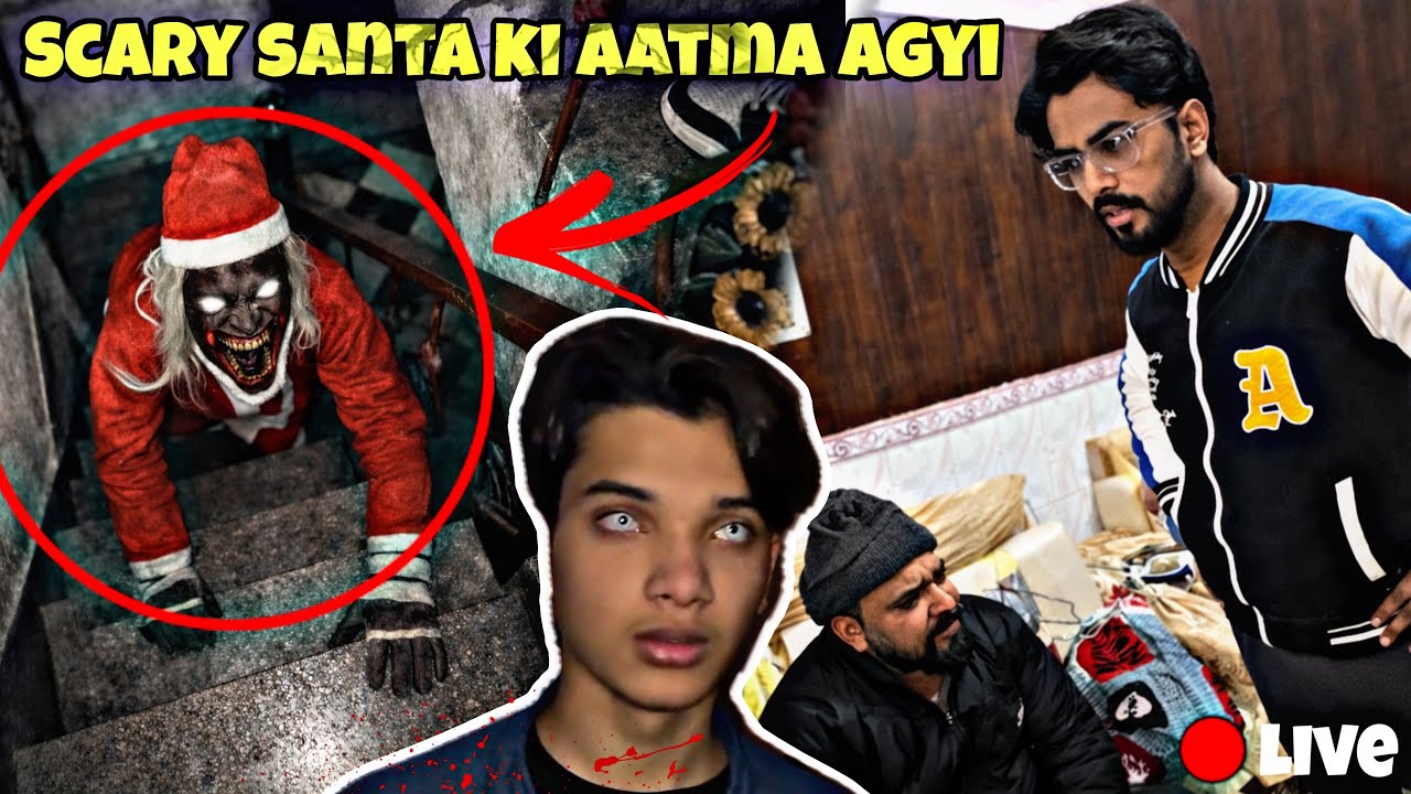 Omg🥵Aatma agyi Scary santa ki iske ander😱🙏