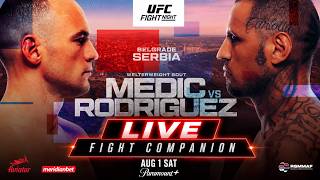 UFC BELGRADE LIVESTREAM MEDIC VS RODRIGUEZ FULL FIGHT NIGHT COMPANION & PLAY BY PLAY