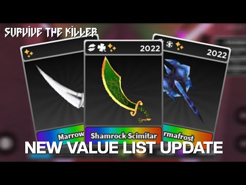Shamrock Raising!! New Value List Update Survive The Killer
