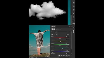 Add Realistic Clouds !  🤯😎 #shorts #photoshop
