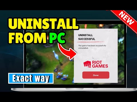 How To Uninstall League Of Legends || Permanently delete League?