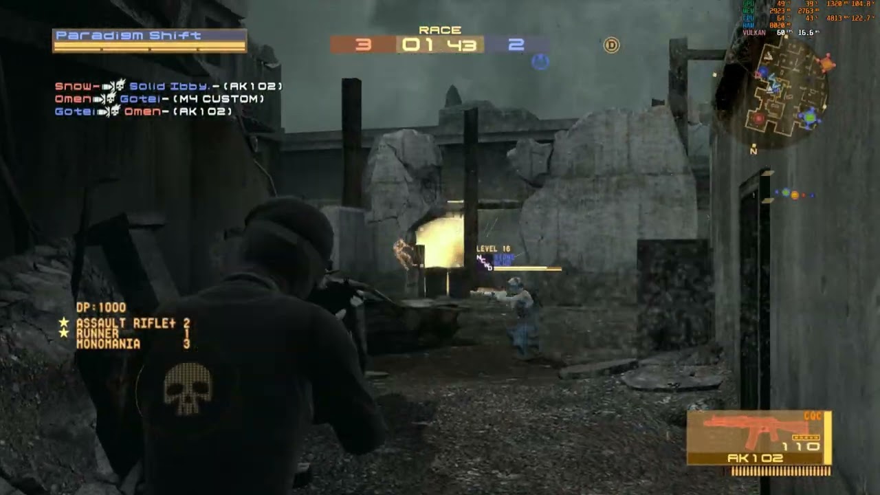 [MGO2PC] Survival AA RACE vs Chileans