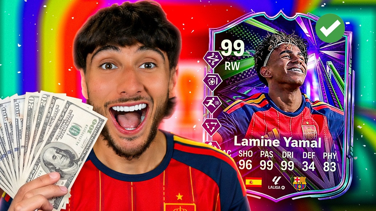 I Gave Myself £1000 To Build Spain's 99 Rated Team
