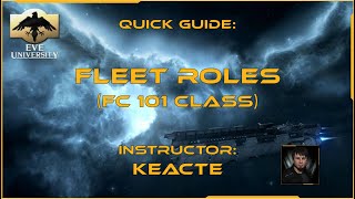 FC 101 - Fleet roles