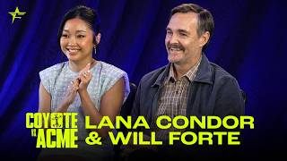 Behind the Scenes of Coyote vs. Acme with Lana Condor & Will Forte!